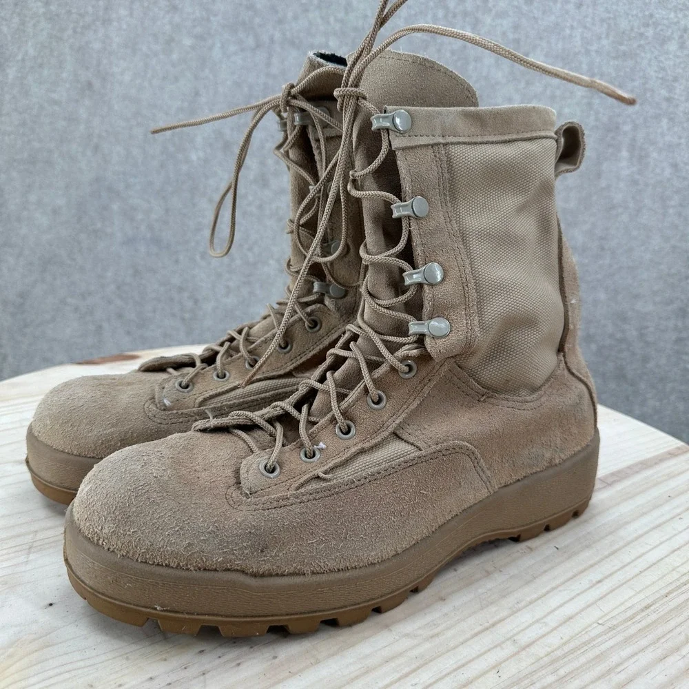 USGI McRae Temperate Weather Goretex Waterproof Coyote Combat Boots Men 10R NICE